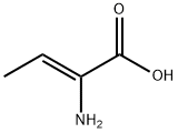 (Z)-2-アミノ-2-ブテン酸 化学構造式