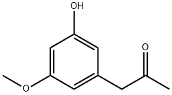 3-Methoxy-5-(2-oxopropyl)phenol 化学構造式