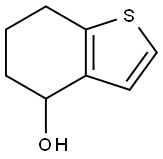 Benzo[b]thiophene-4-ol, 4,5,6,7-tetrahydro- 化学構造式