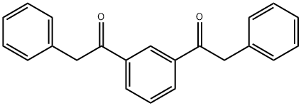 Ethanone, 1,?1'-?(1,?3-?phenylene)?bis[2-?phenyl- Structure