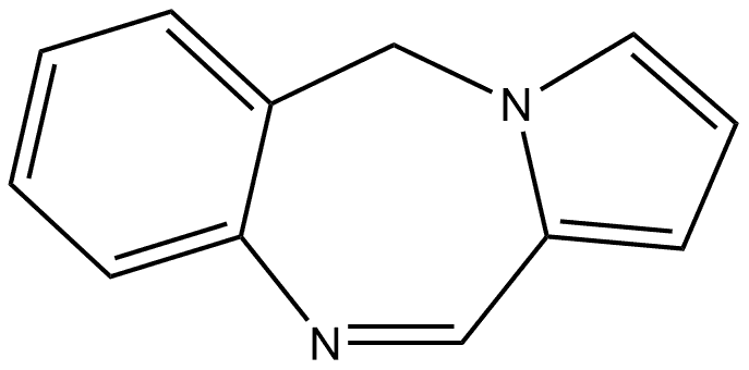 5H-Pyrrolo[2,1-c][1,4]benzodiazepine,7121-40-6,结构式