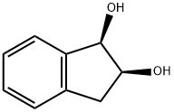 1H-Indene-1,2-diol, 2,3-dihydro-, (1R,2S)- Struktur