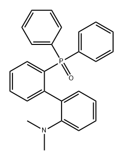 [1,1'-Biphenyl]-2-amine, 2'-(diphenylphosphinyl)-N,N-dimethyl- 化学構造式