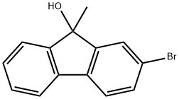 9H-Fluoren-9-ol, 2-bromo-9-methyl- Struktur
