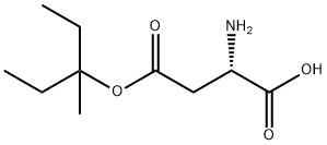 L-Aspartic acid, 4-(1-ethyl-1-methylpropyl) ester Structure