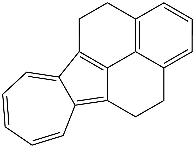 4,5,11,12-Tetrahydroazuleno[1,2,3-cd]phenalene Struktur
