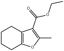 3-Benzofurancarboxylic acid, 4,5,6,7-tetrahydro-2-methyl-, ethyl ester Structure