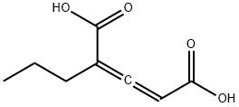 2,3-Pentadienedioic acid, 2-propyl- 结构式