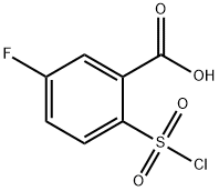 2-(氯磺酰基)-5-氟苯甲酸, 716359-65-8, 结构式