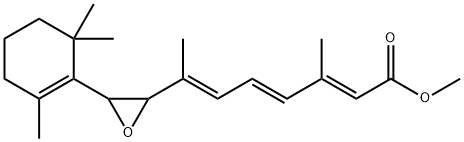 2,4,6-Octatrienoic acid, 3-methyl-7-[3-(2,6,6-trimethyl-1-cyclohexen-1-yl)-2-oxiranyl]-, methyl ester, (2E,4E,6E)-|视黄醇杂质1