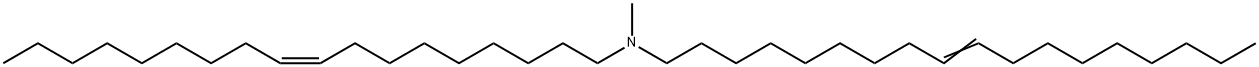 (Z)-N-メチル-N-[(Z)-9-オクタデセニル]-9-オクタデセン-1-アミン 化学構造式