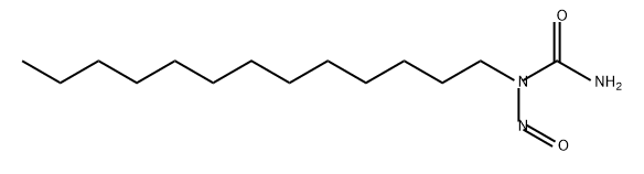 Urea, N-nitroso-N-tridecyl- Structure
