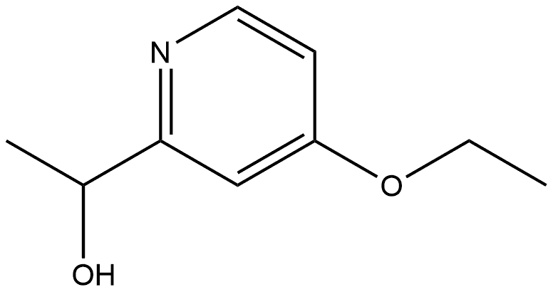 4-Ethoxy-α-methyl-2-pyridinemethanol,71777-65-6,结构式