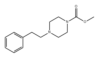 4-(2-苯乙基)哌嗪-1-羧酸甲酯,717867-45-3,结构式