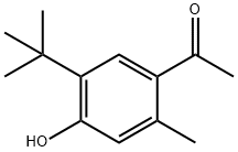 1-(5-Tert-butyl-4-hydroxy-2-methylphenyl)ethanone Struktur