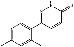 6-(2,4-dimethylphenyl)pyridazine-3-thiol Struktur