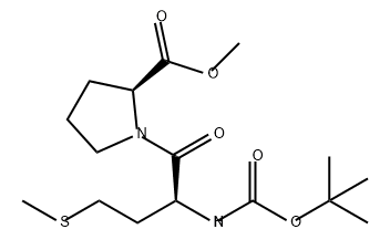 L-Proline, N-[(1,1-dimethylethoxy)carbonyl]-L-methionyl-, methyl ester