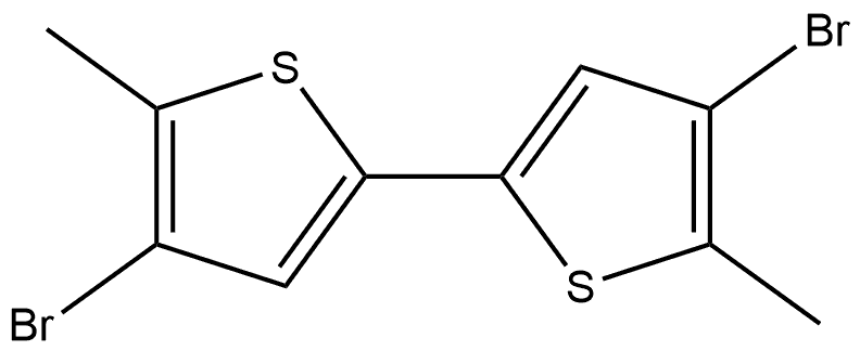 4,4′-Dibromo-5,5′-dimethyl-2,2′-bithiophene 结构式