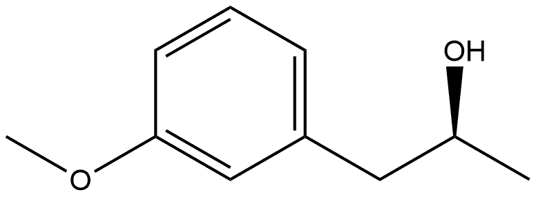 Benzeneethanol, 3-methoxy-a-methyl-, (aS)- Structure