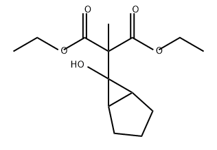 Propanedioic acid, 2-(6-hydroxybicyclo[3.1.0]hex-6-yl)-2-methyl-, 1,3-diethyl ester