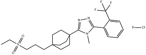 化合物 MK-0736 HYDROCHLORIDE,719274-77-8,结构式