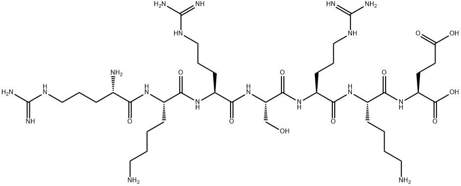 L-Glutamic acid, L-arginyl-L-lysyl-L-arginyl-L-seryl-L-arginyl-L-lysyl- Structure