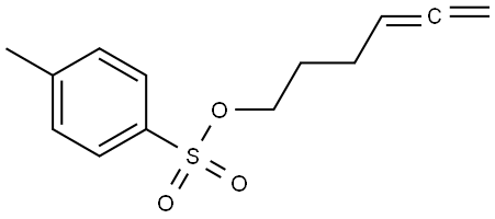 4,5-Hexadien-1-ol, 1-(4-methylbenzenesulfonate) 结构式