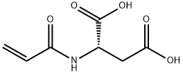 Aspartic acid, N-(1-oxo-2-propen-1-yl)- 化学構造式