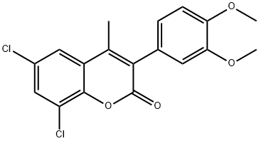 720673-60-9 2H-1-Benzopyran-2-one, 6,8-dichloro-3-(3,4-dimethoxyphenyl)-4-methyl-