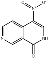 2,7-Naphthyridin-1(2H)-one, 4-nitro- Structure
