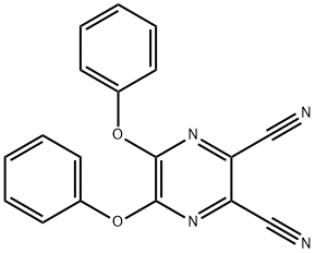 5,6-diphenoxypyrazine-2,3-dicarbonitrile Structure
