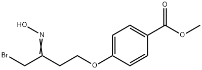Benzoic acid, 4-[4-bromo-3-(hydroxyimino)butoxy]-, methyl ester