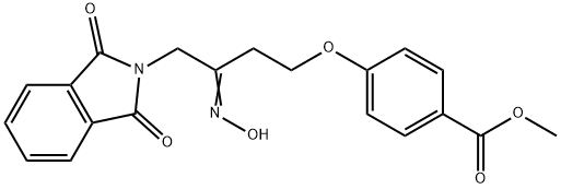 Benzoic acid, 4-[4-(1,3-dihydro-1,3-dioxo-2H-isoindol-2-yl)-3-(hydroxyimino)butoxy]-, methyl ester