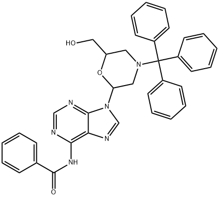 722458-02-8 4-Trityl-6-[6-(benzoylamino)-9H-purine-9-yl]morpholine-2-methanol