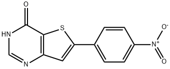 Thieno[3,2-d]pyrimidin-4(3H)-one, 6-(4-nitrophenyl)- Structure