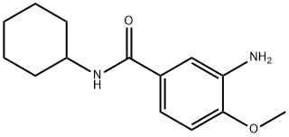 Benzamide, 3-?amino-?N-?cyclohexyl-?4-?methoxy-|