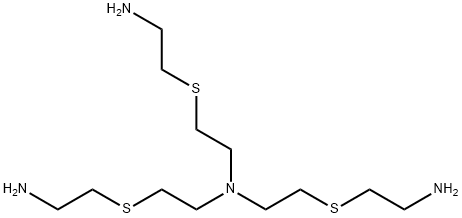 Ethanamine, 2-[(2-aminoethyl)thio]-N,N-bis[2-[(2-aminoethyl)thio]ethyl]- 结构式