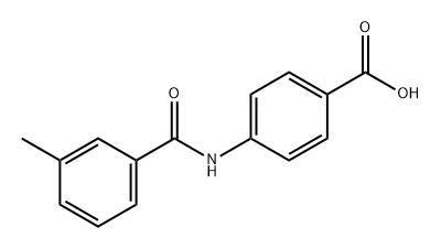 Benzoic acid, 4-[(3-methylbenzoyl)amino]- 结构式