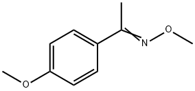 Ethanone, 1-(4-methoxyphenyl)-, O-methyloxime Struktur