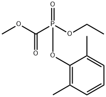 Phosphinecarboxylic acid, 1-(2,6-dimethylphenoxy)-1-ethoxy-, methyl ester, 1-oxide Struktur