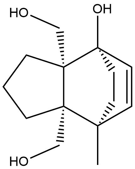4,7-Ethano-1H-indene-3a,7a-dimethanol, 2,3,4,7-tetrahydro-4-hydroxy-7-methyl-, (3aα,4α,7β,7aα)- (9CI) Structure