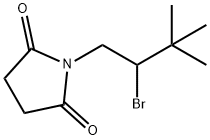 2,5-Pyrrolidinedione, 1-(2-bromo-3,3-dimethylbutyl)- Structure