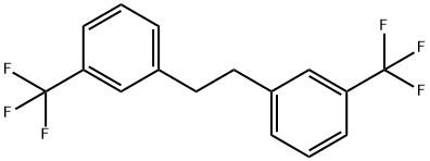 Benzene, 1,1'-(1,2-ethanediyl)bis[3-(trifluoromethyl)- Structure