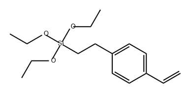 1-乙烯基-4-[2-(三乙氧基硅基)乙基]苯, 72469-36-4, 结构式