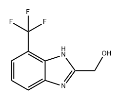 1H-Benzimidazole-2-methanol, 7-(trifluoromethyl)-,7247-27-0,结构式