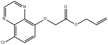 3-((8-Chloroquinoxalin-5-yl)oxy)allyl acetate 化学構造式