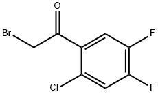 Ethanone, 2-bromo-1-(2-chloro-4,5-difluorophenyl)- Structure