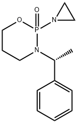 2H-1,3,2-Oxazaphosphorine, 2-(1-aziridinyl)tetrahydro-3-(1-phenylethyl)-, 2-oxide, [R-(R*,R*)]- (9CI),72578-61-1,结构式