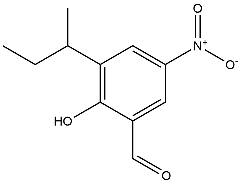 3-(sec-butyl)-2-hydroxy-5-nitrobenzaldehyde|