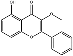 4H-1-Benzopyran-4-one, 5-hydroxy-3-methoxy-2-phenyl-|5-羟基-3-甲氧基黄酮